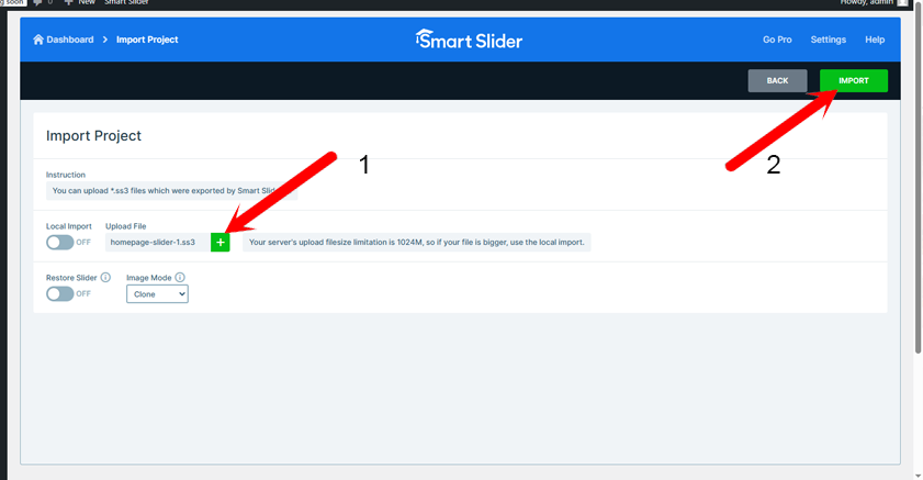 slider