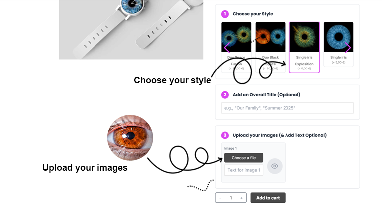 Eyelit Product Customizer in Action
