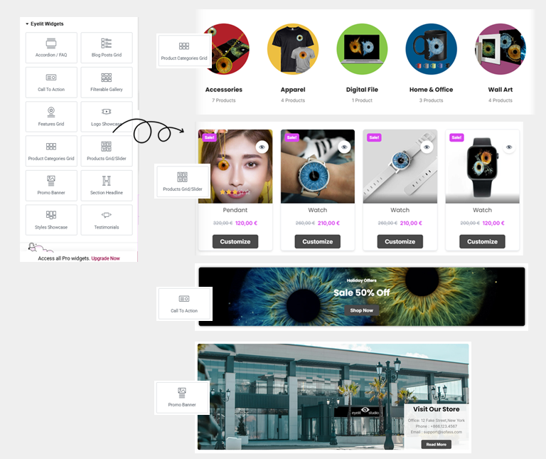 Eyelit Custom Elementor Widgets